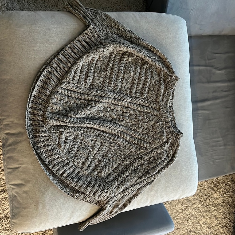 Cable Knit Batwing Sweater